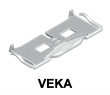 Glasfalzeinlagen für VEKA